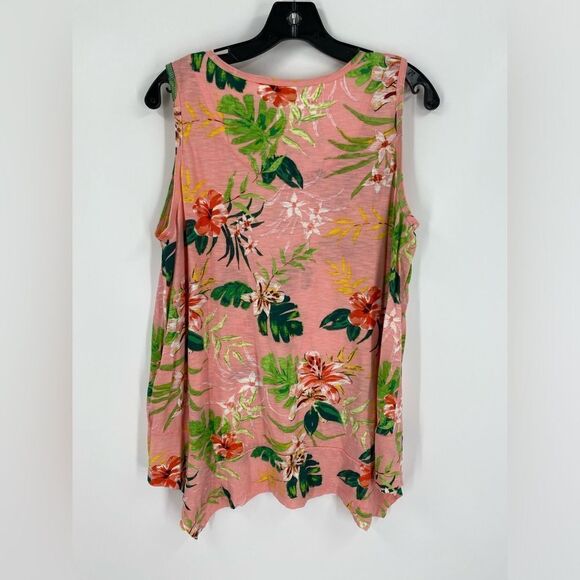 Style & Co. Women’s Scoop Neck Sleeveless Floral Blouse size PXL - Picture 3 of 3